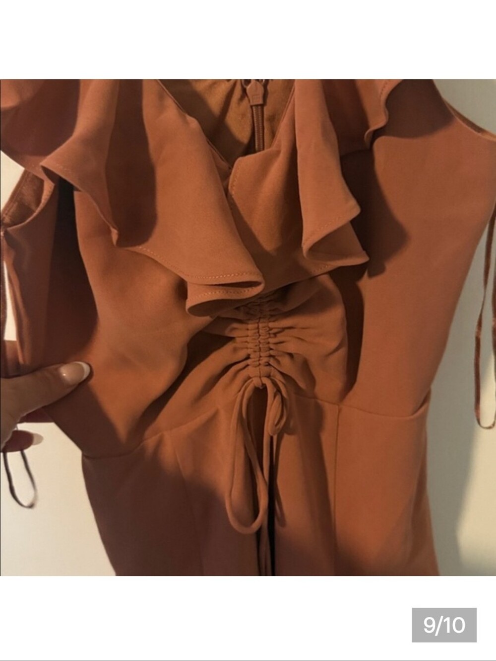 C/MEO COLLECTIVE GOWN IN ROSEWOOD - Picture 9 of 10